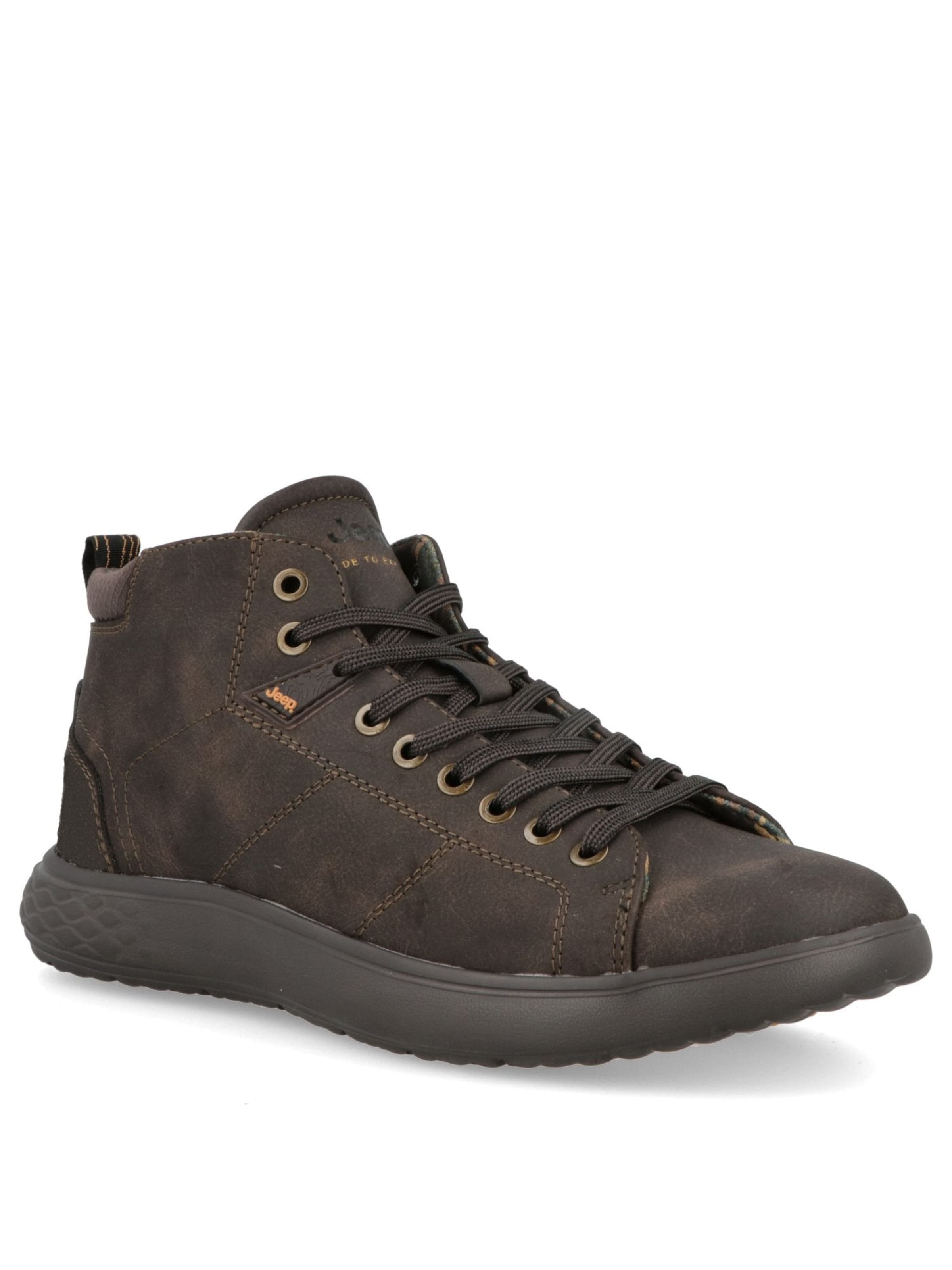 

Jeep Кроссовки High-Top 'Macadam JM52051A' в коричневом цвете