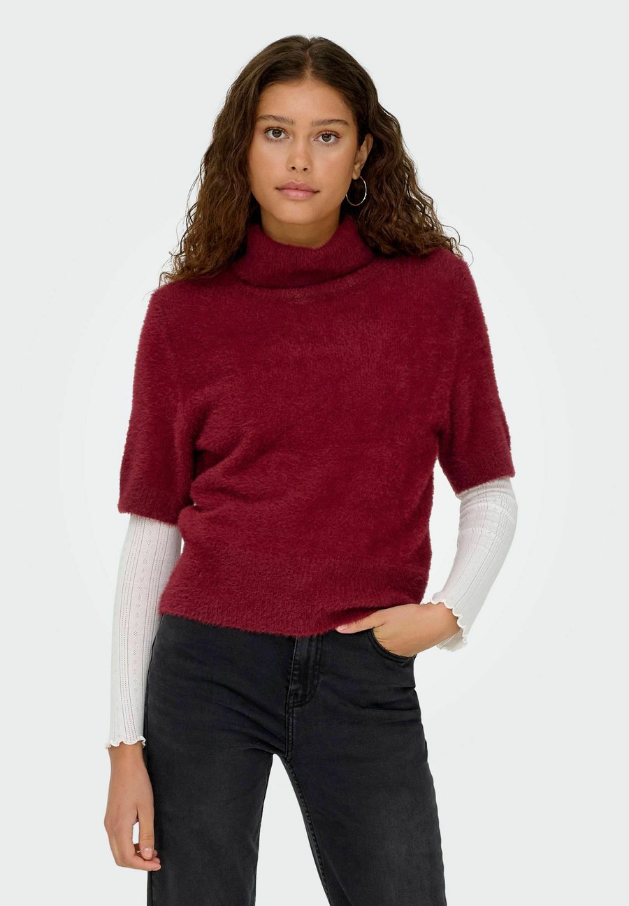 

Футболка ONLY ONLPIUMO, Cabernet/Dark Red, Красный, Футболка ONLY ONLPIUMO, Cabernet/Dark Red