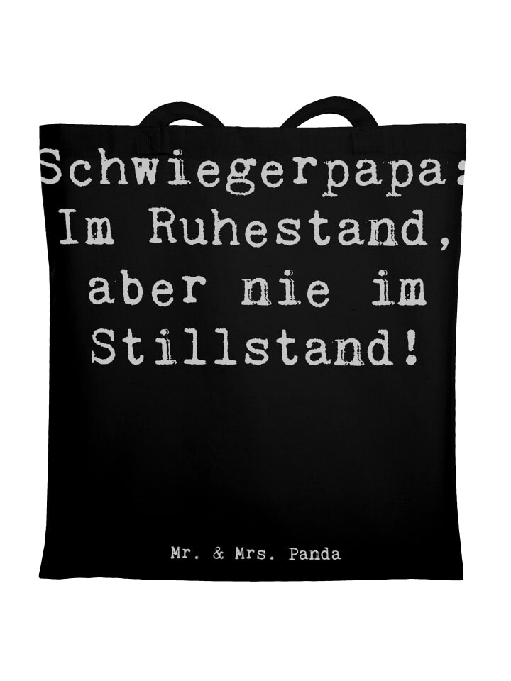 

Сумка для переноски Mr & Mrs Panda Schwiegerpapa Ruhestand, черный