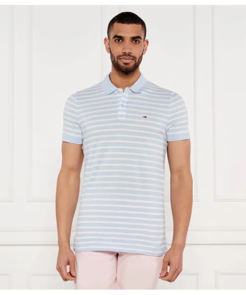

Футболка поло Slim fit Tommy Jeans, синий