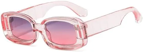 

Солнцезащитные очки прямоугольной формы для женщин и мужчин, винтажные, с поликарбонатными линзами, оправой в виде листьев, защита от ультрафиолета UV400 MTZJH, C9