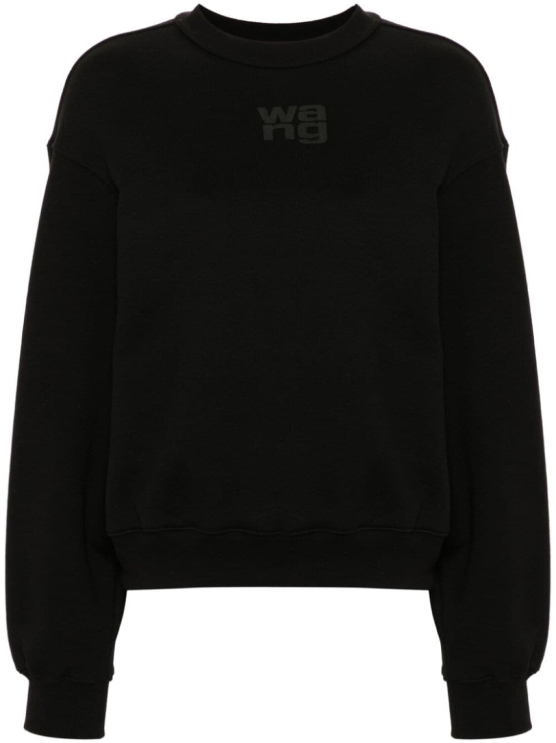

Alexander Wang толстовка с тисненым логотипом, черный