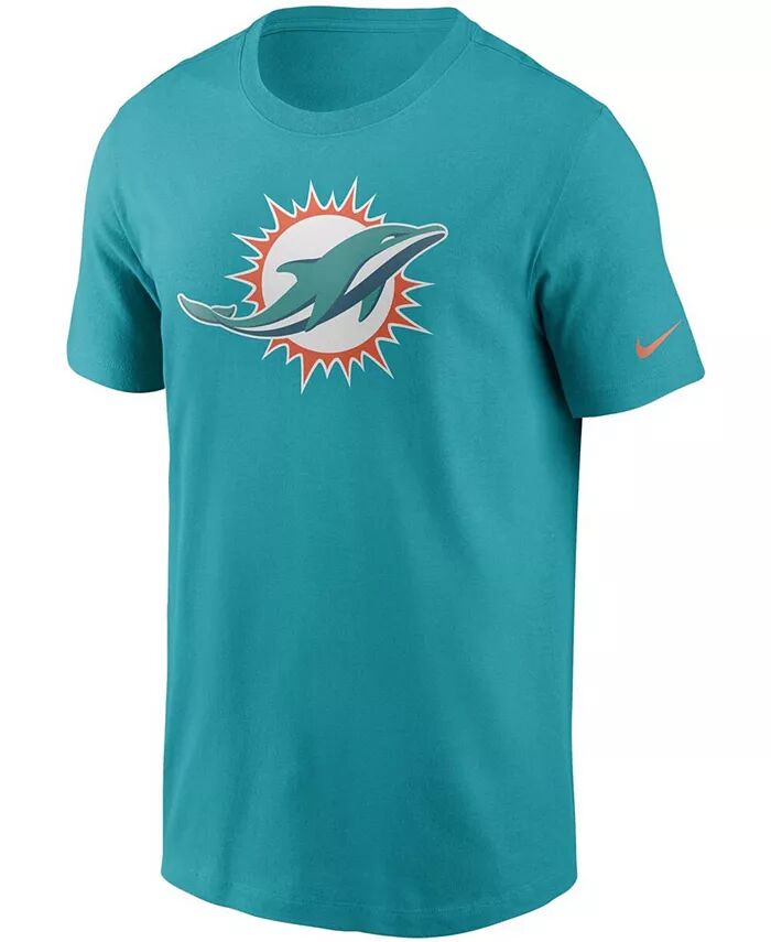 Мужская футболка Aqua Miami Dolphins с основным логотипом Nike — фото 2