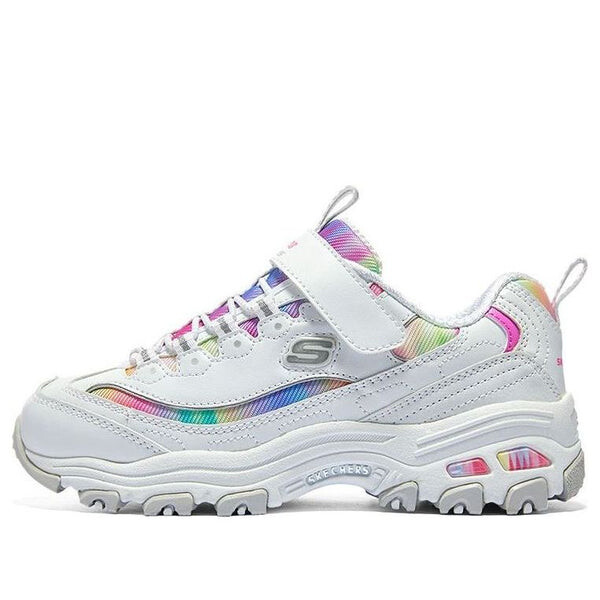 

Кроссовки dlites low 'white multi' Skechers, белый