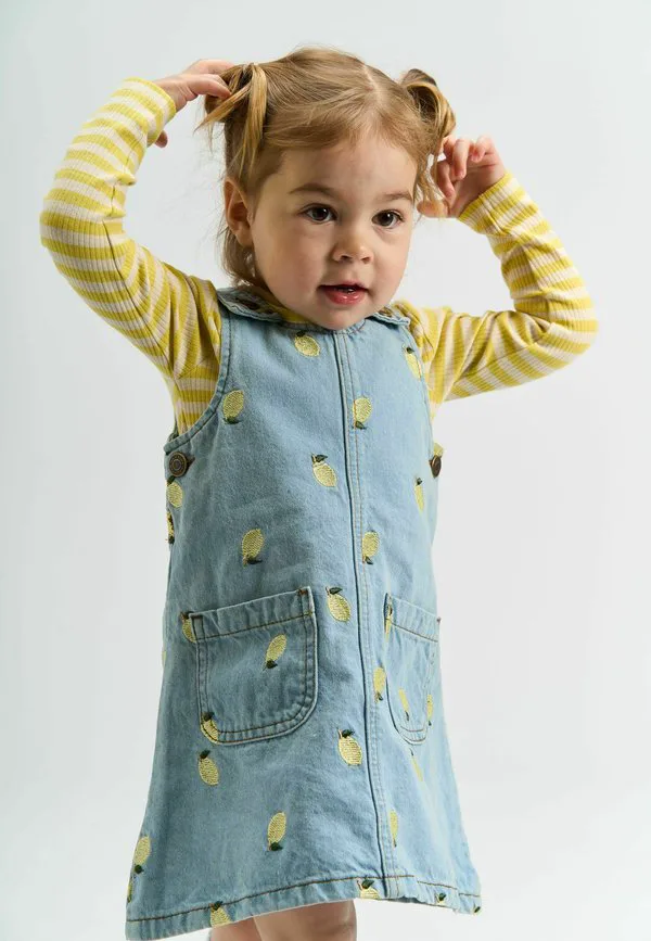 Футболка с длинным рукавом tnstfro l_s tee The New Siblings, Dusky Citron Striped