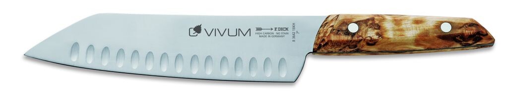 

F.DICK Santoku VIVUM с лезвием 18 см и фестончатым краем 83642182KH