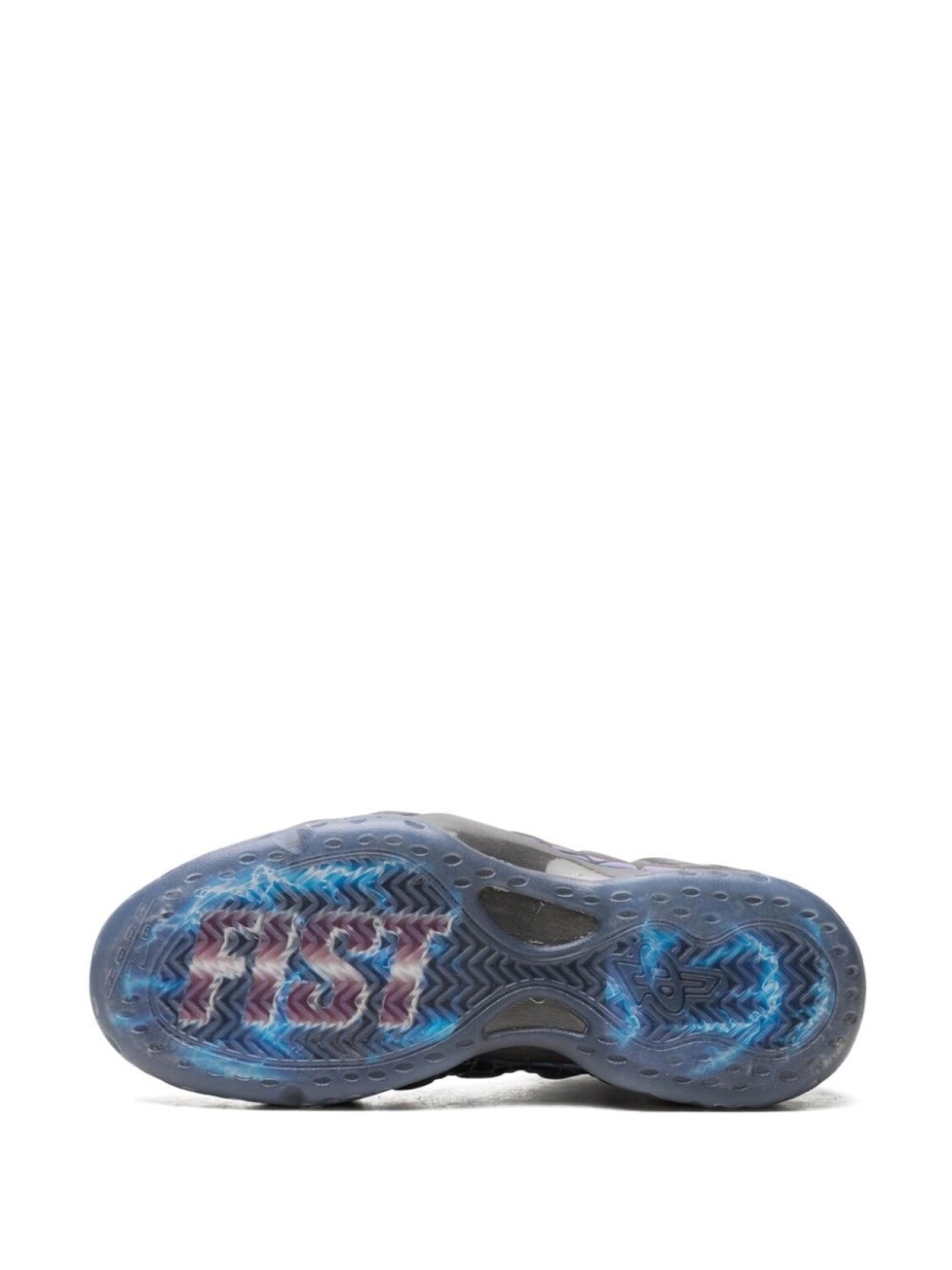 Кроссовки Nike x Tekken 8 Air Foamposite One «Kazuya Mishima», синий — фото 3