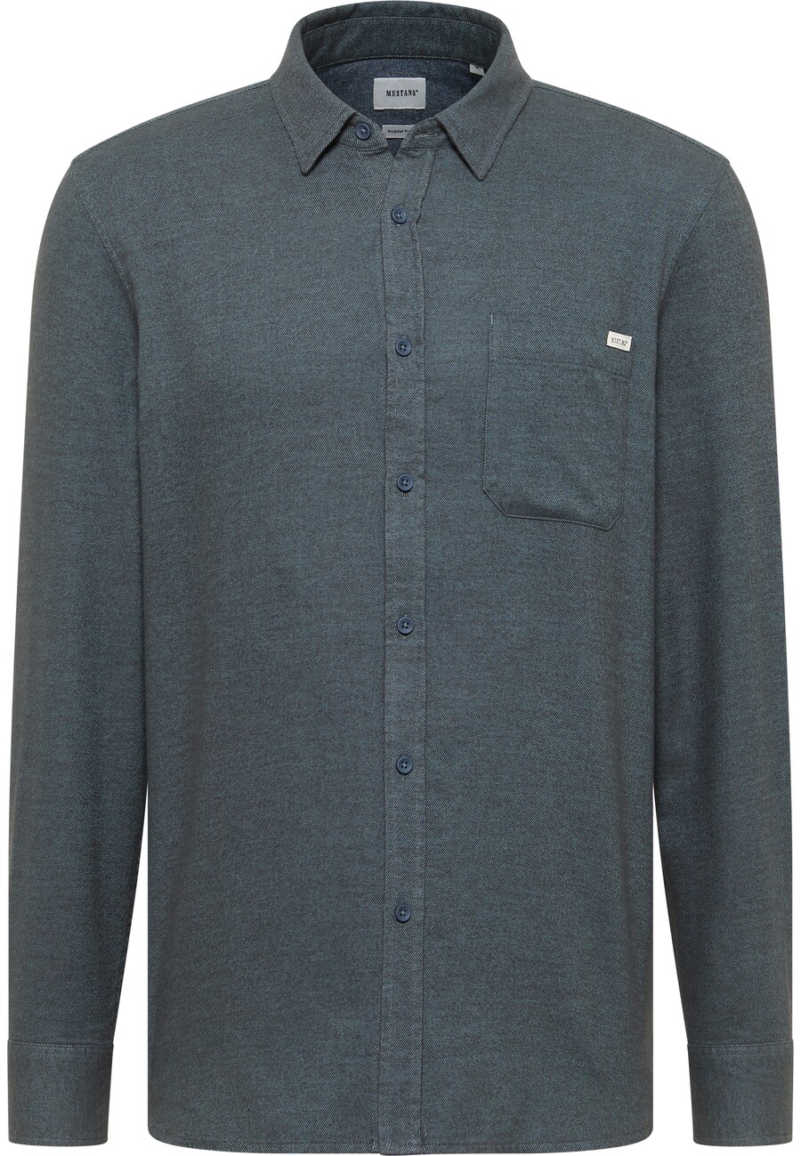 

Рубашка на пуговицах классического кроя MUSTANG Style Eastbridge, Blue