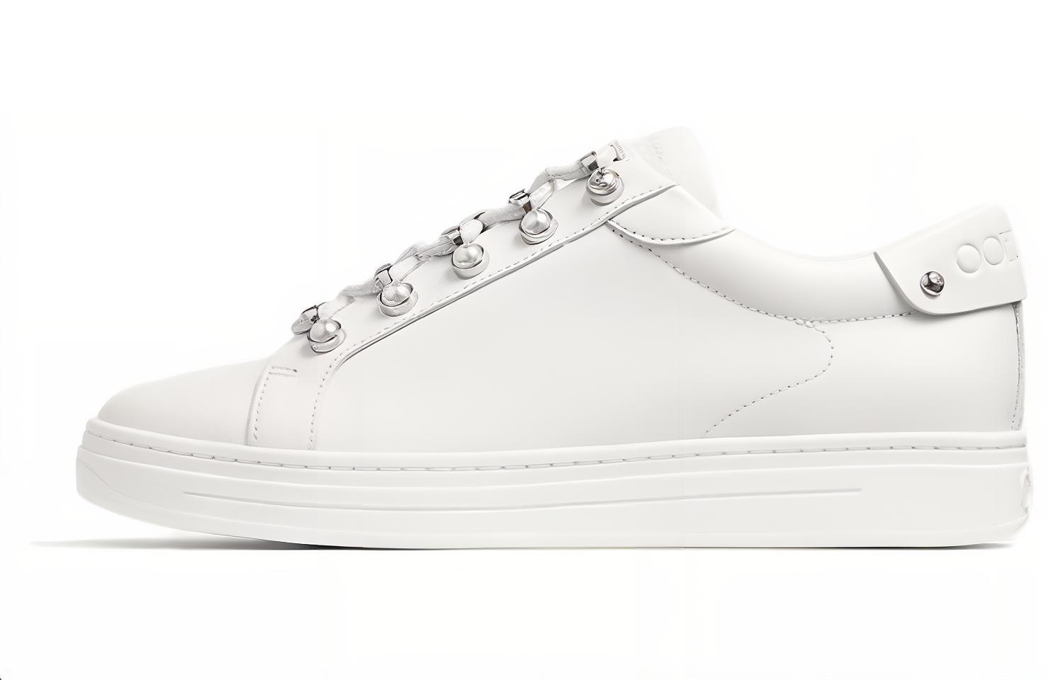 Jimmy Choo Женские повседневные туфли Antibes F, белые