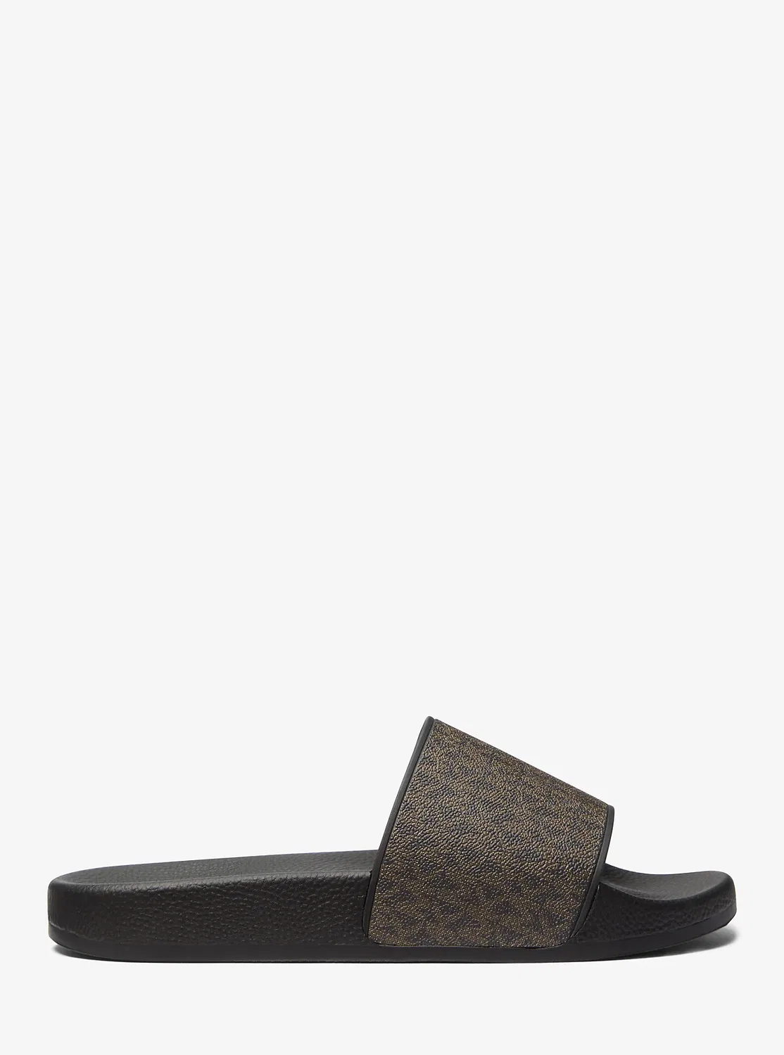 Сандалии-шлепанцы с фирменным логотипом Доусона Michael Kors Outlet, Admrl/Plblue — фото 2