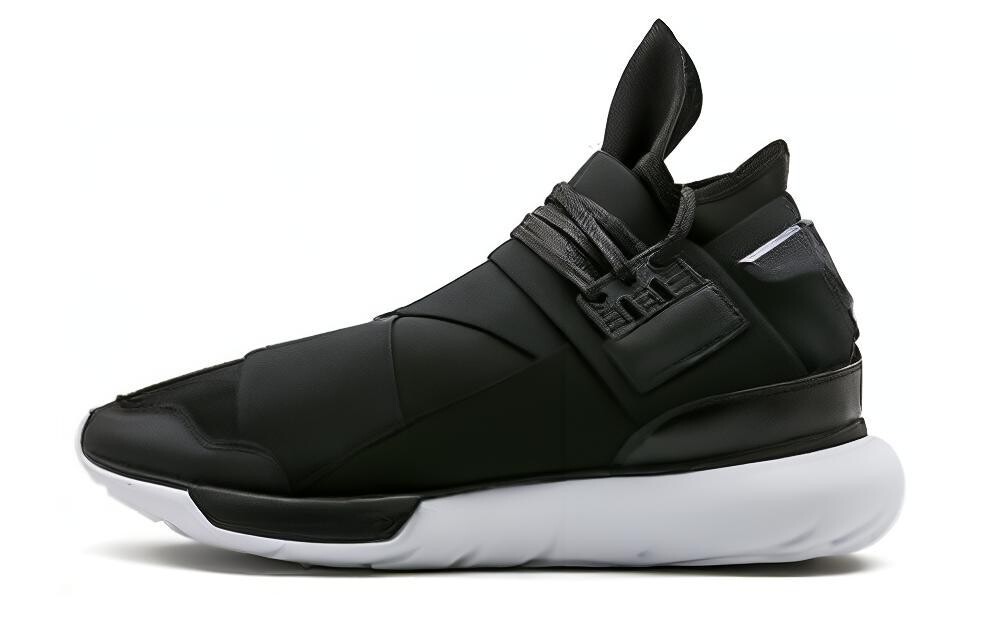 

Y-3 Qasa Lifestyle Shoes Men High-top Black/white