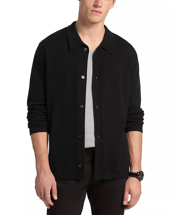 

Кардиган из мериносовой шерсти Michael Kors, черный