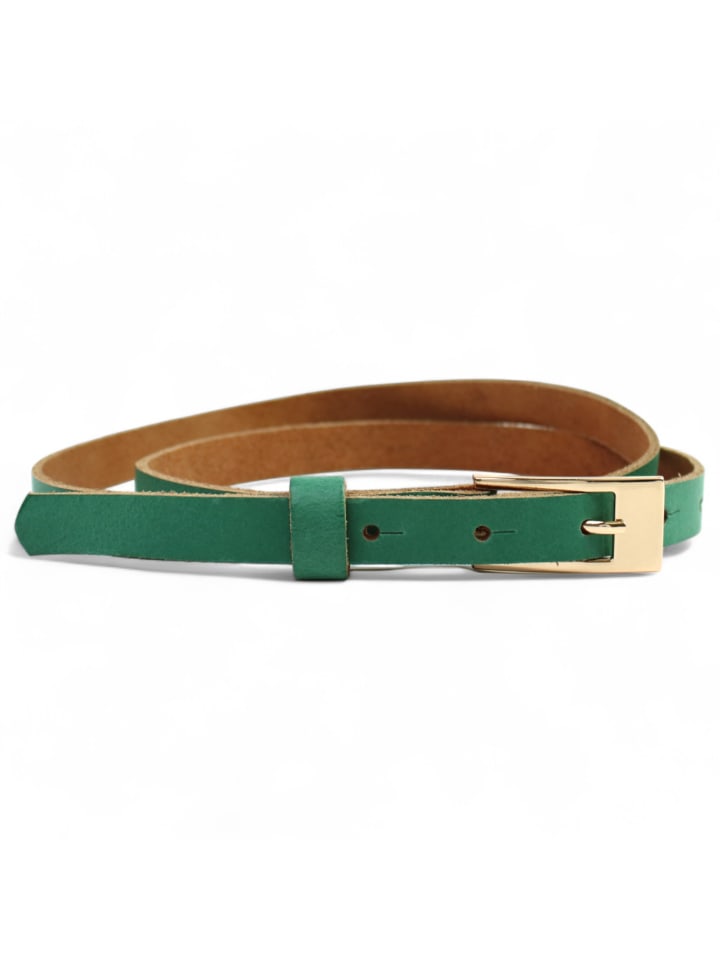 

FRONHOFER Кожаный пояс из нефрита