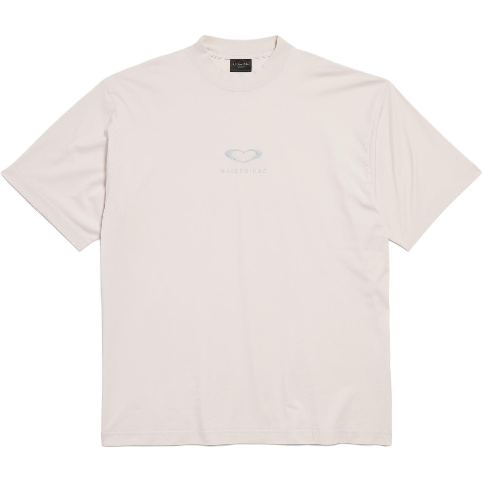 Футболка FW25 Regular Fit Unisex Balenciaga, бежевый — фото 2