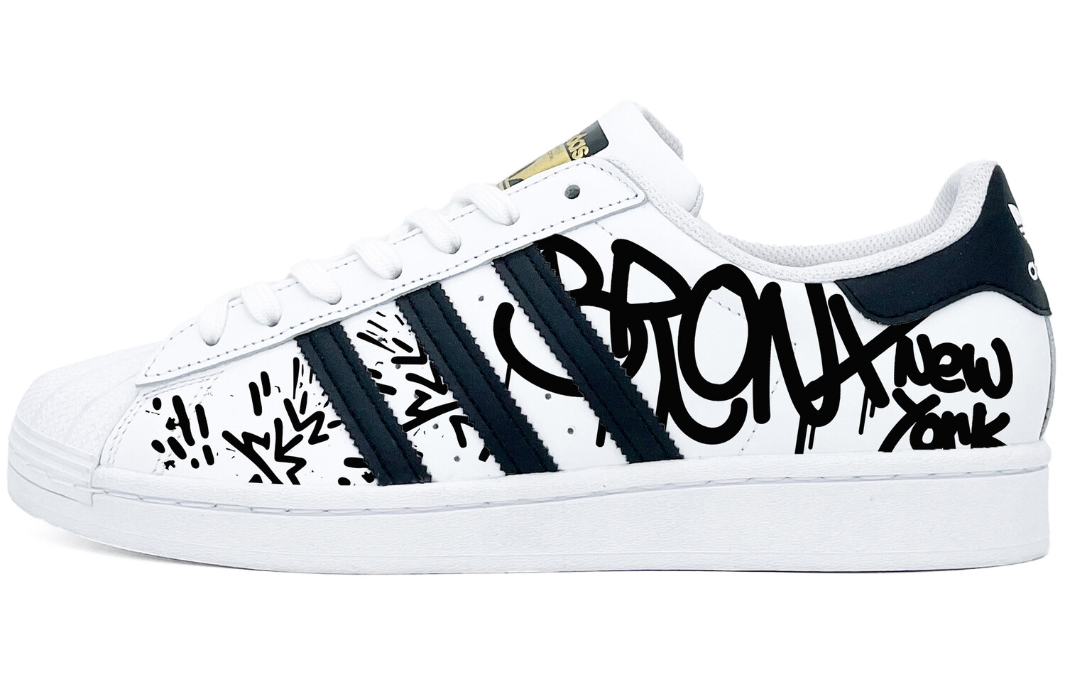 

Кроссовки adidas originals Superstar Skateboarding Shoes Unisex Low-top White, черный