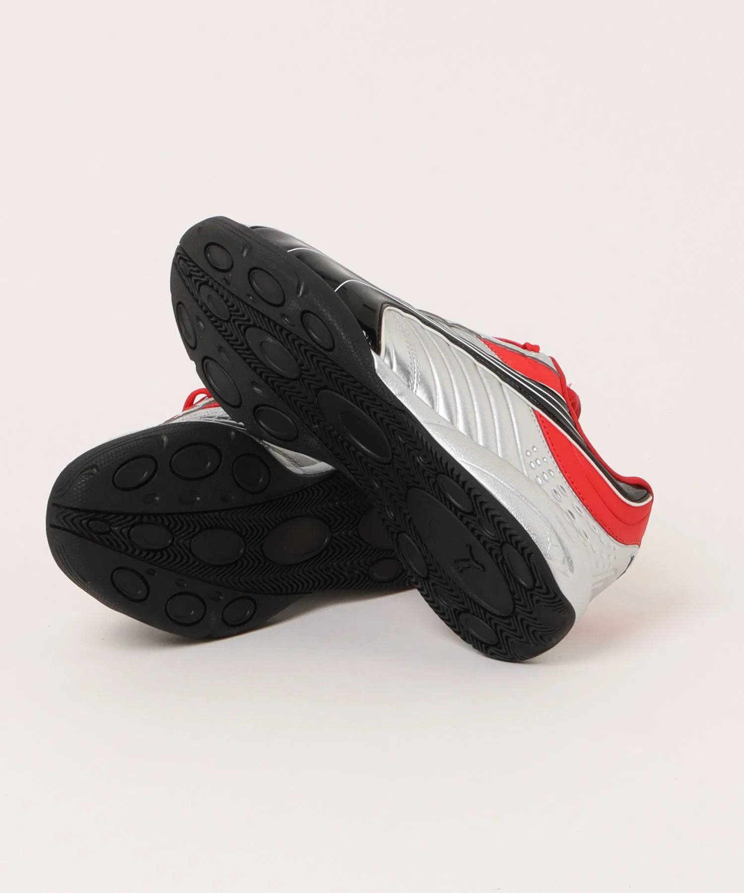 Мужские кроссовки PUMA V-S2 GOALGETTER серебряные — фото 3