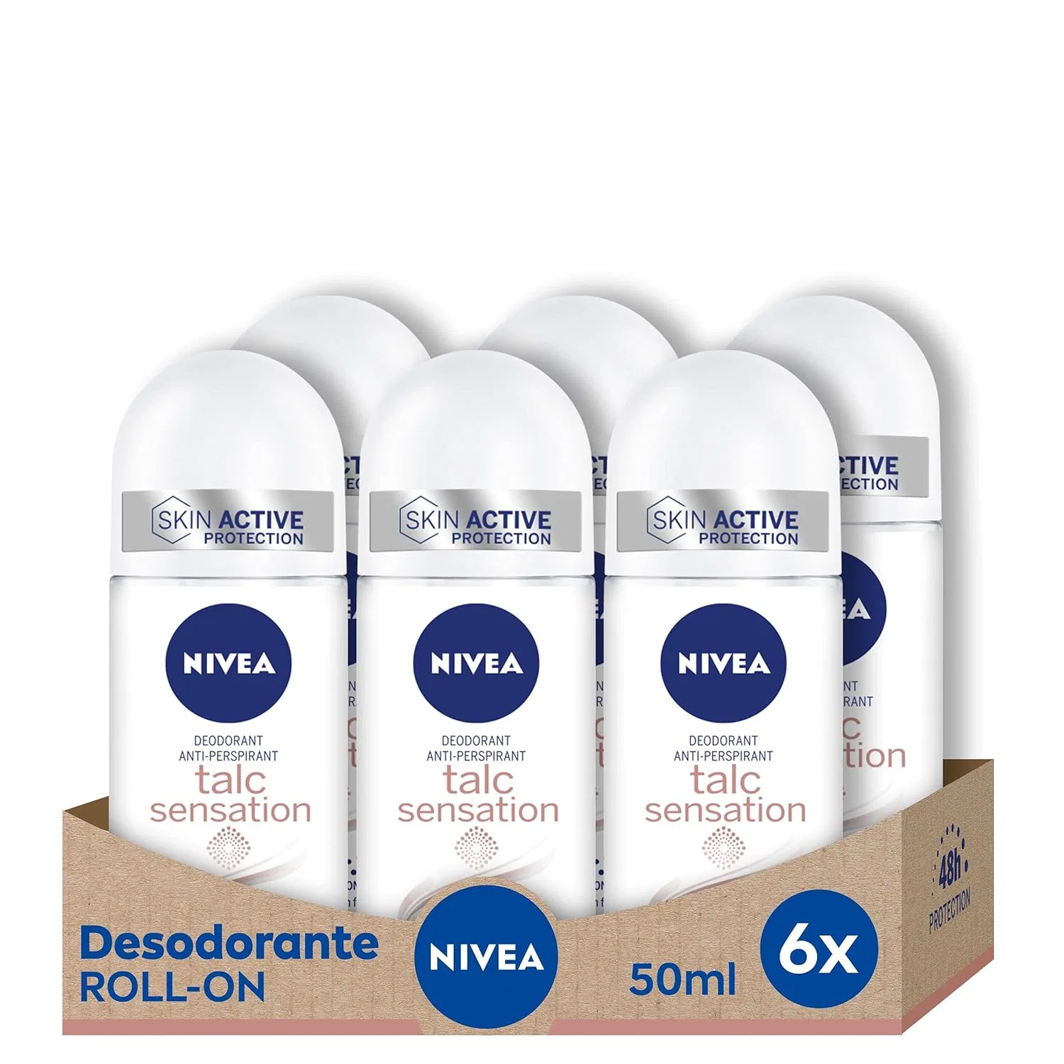 Дезодорант-ролик «Talc Sensation» от Nivea, 50 мл (6 шт.) Nivea