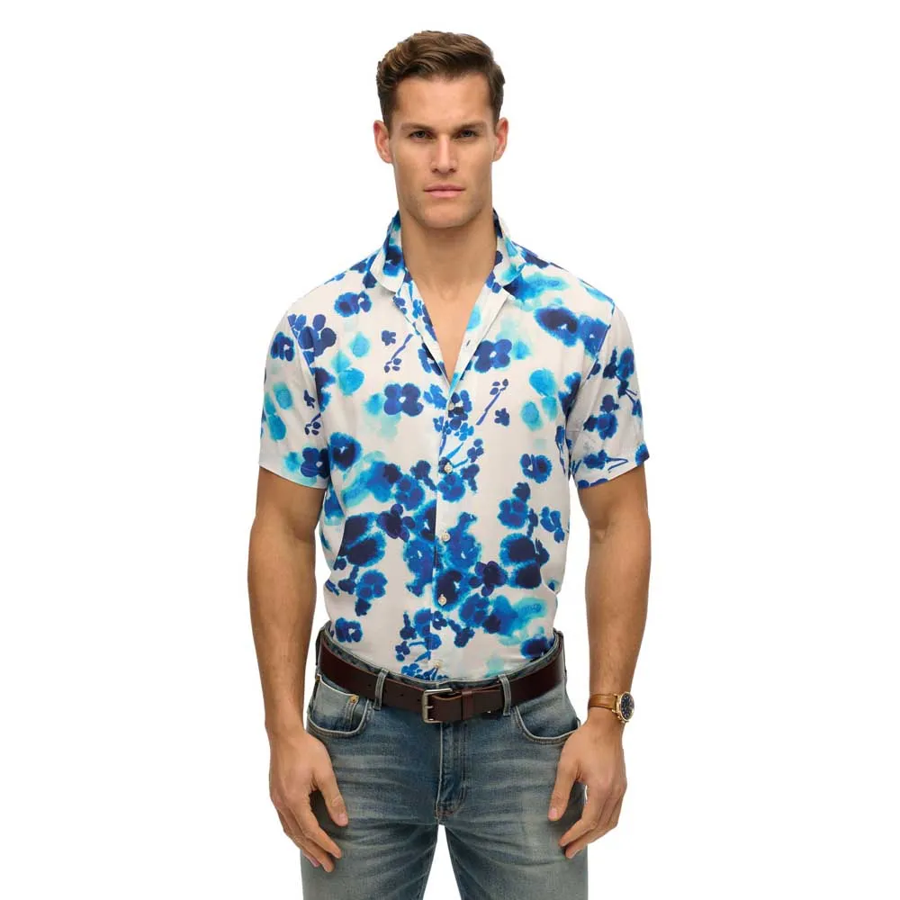 

Рубашка с коротким рукавом Superdry Print, белый