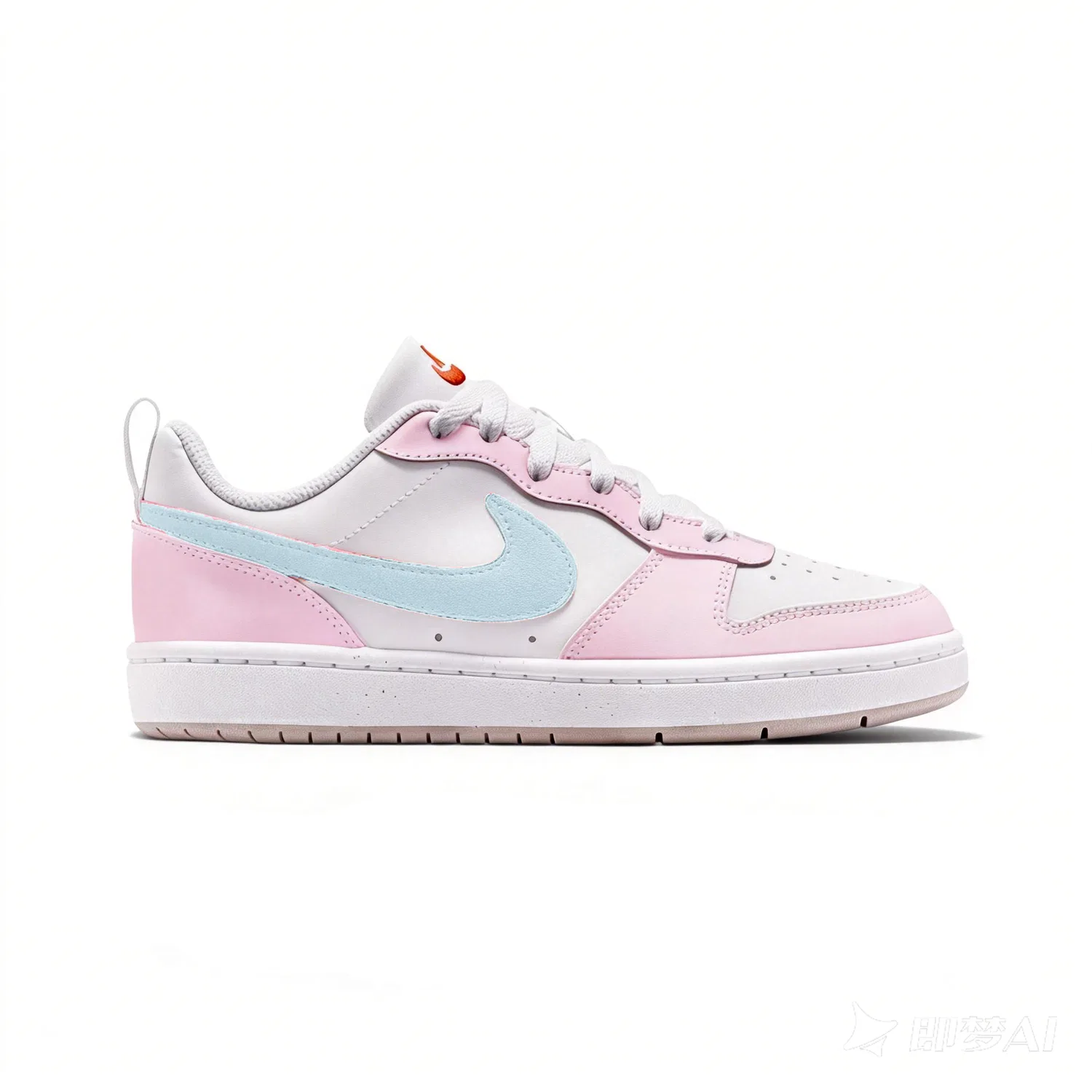 Детские скейтбординговые кроссовки Court Borough Peach Cat Paw, низкий верх, розовые, унисекс Nike, Pink — фото 3