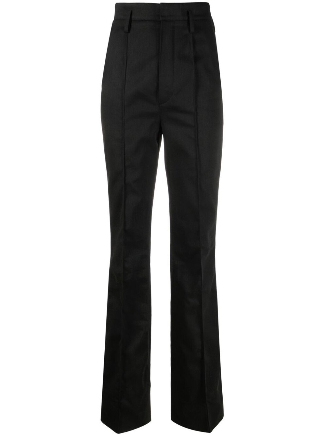 

Saint Laurent строгие брюки с завышенной талией, черный