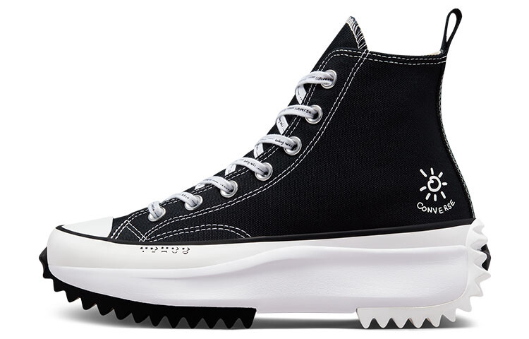 

Кроссовки Converse Run Star Hike Hi Holiday Black White, Черный, Кроссовки Converse Run Star Hike Hi Holiday Black White