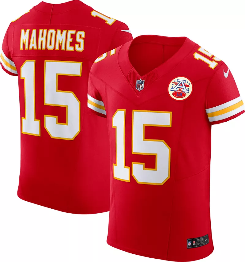 

Мужская красная майка Nike Kansas City Chiefs Патрика Махоумса № 15 Elite