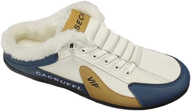 Men's Large-Sized Winter Thick-Feet Warmth-Keeping Casual Shoes FmShi, хаки