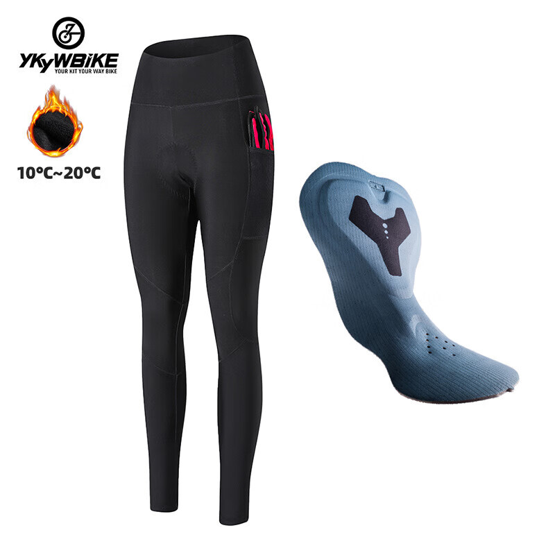 

Женские велосипедные тайтсы Mountainpeak Double Arrow с впитывающей вкладкой XS-XXL, черный