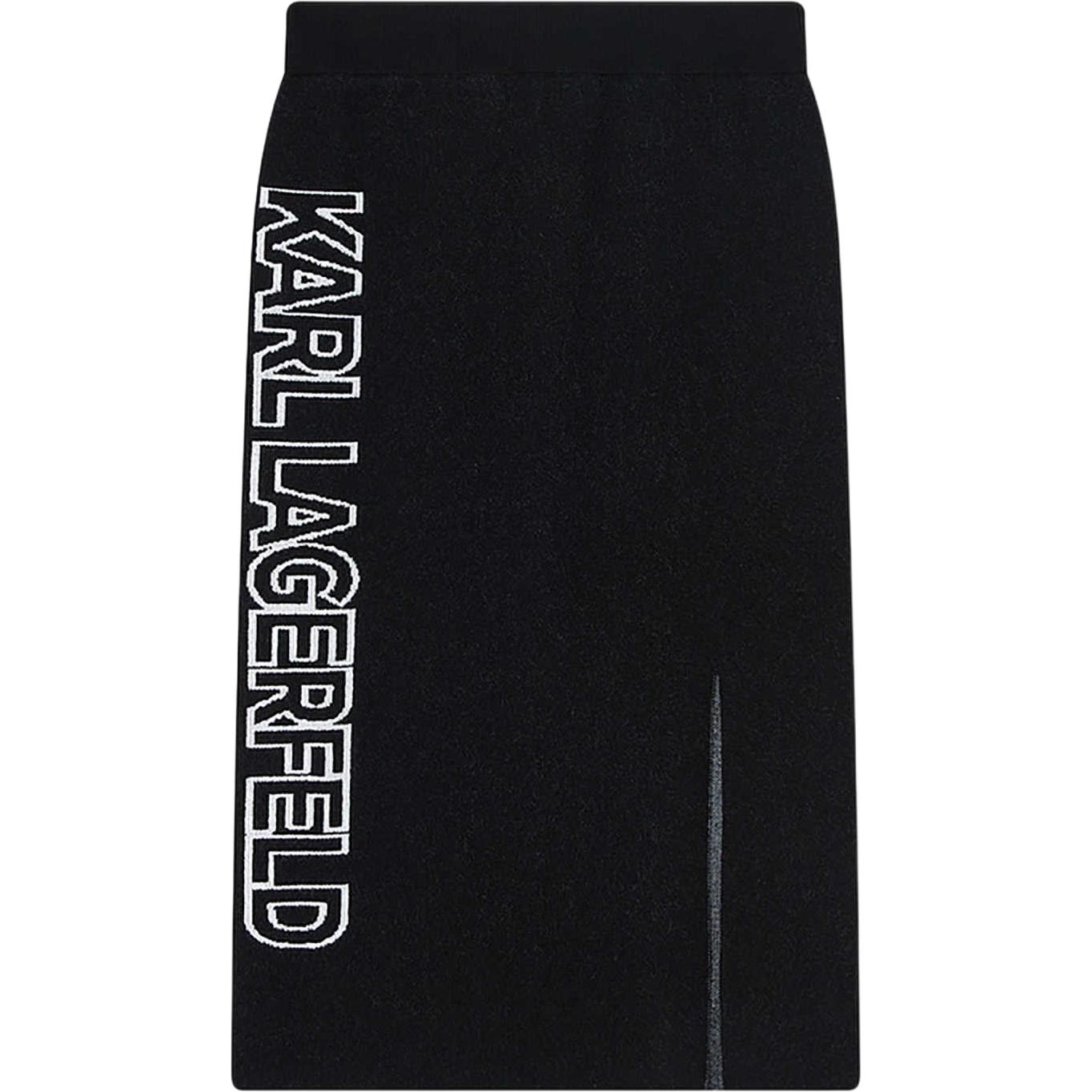 

KARL LAGERFELD Повседневная длинная юбка женская черная KARL LAGERFELD / Karl Lagerfeld Jeans