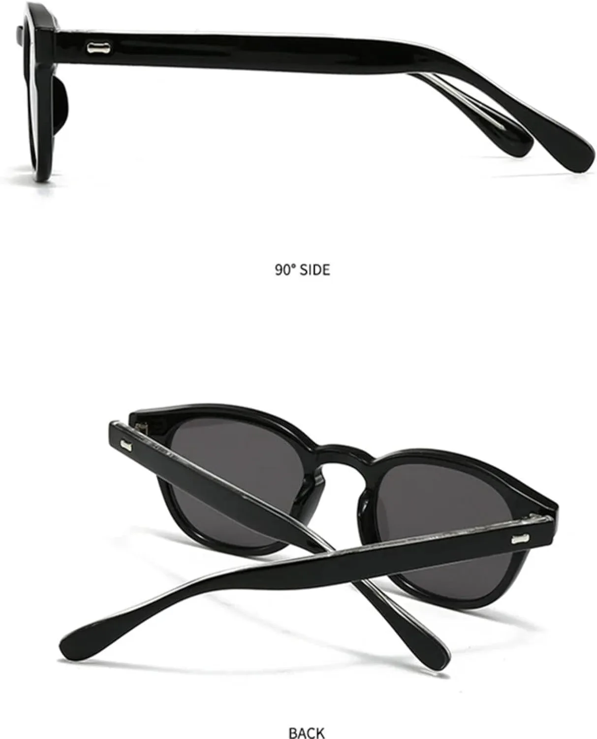 

Качественные популярные модные женские солнцезащитные очки класса люкс, круглые, в стиле панк-ретро, ​​с заклепками, защита от УФ-излучения UV400 VVTWSSW, C4 Tea