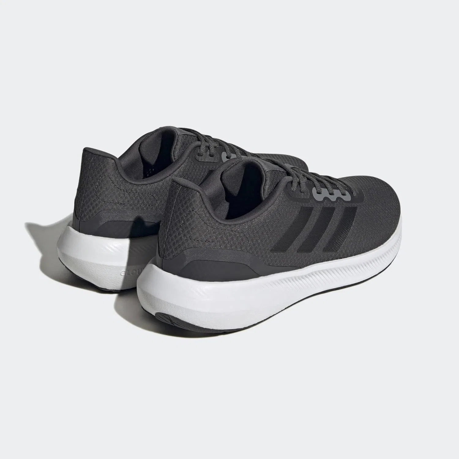 Мужские беговые кроссовки Adidas Runfalcon Wide 3, Grey Six Core Black Carbon — фото 4