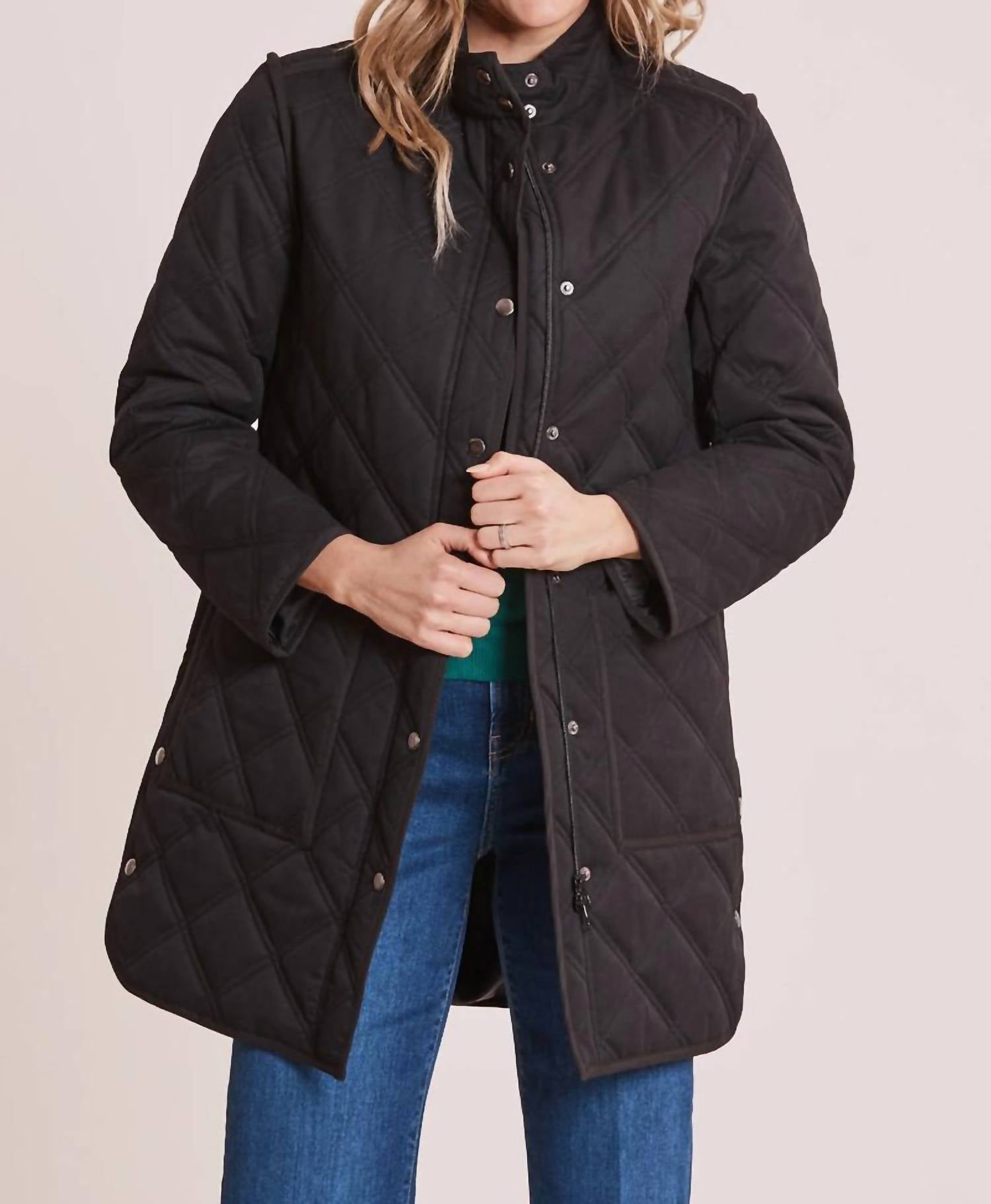 

Стеганое пальто Tilda Car Coat черного цвета Tyler Boe