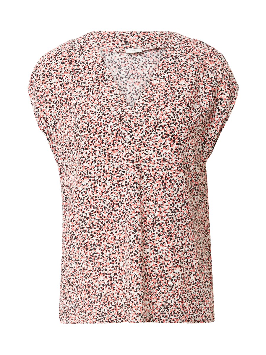 

Блузка с коротким рукавом s.Oliver BLACK LABEL Blouse, розовый