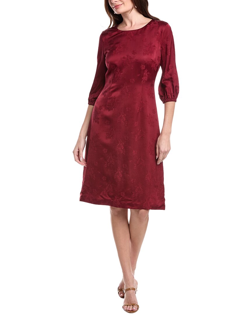 

Платье А-силуэта с цветочным принтом и рукавами-фонариками от Рене Руис Rene Ruiz, фиолетовый