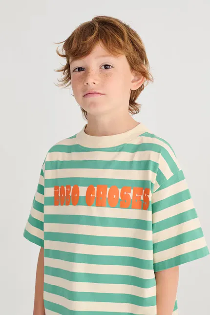 Футболка с узором Modern Bobo Choses, зеленый