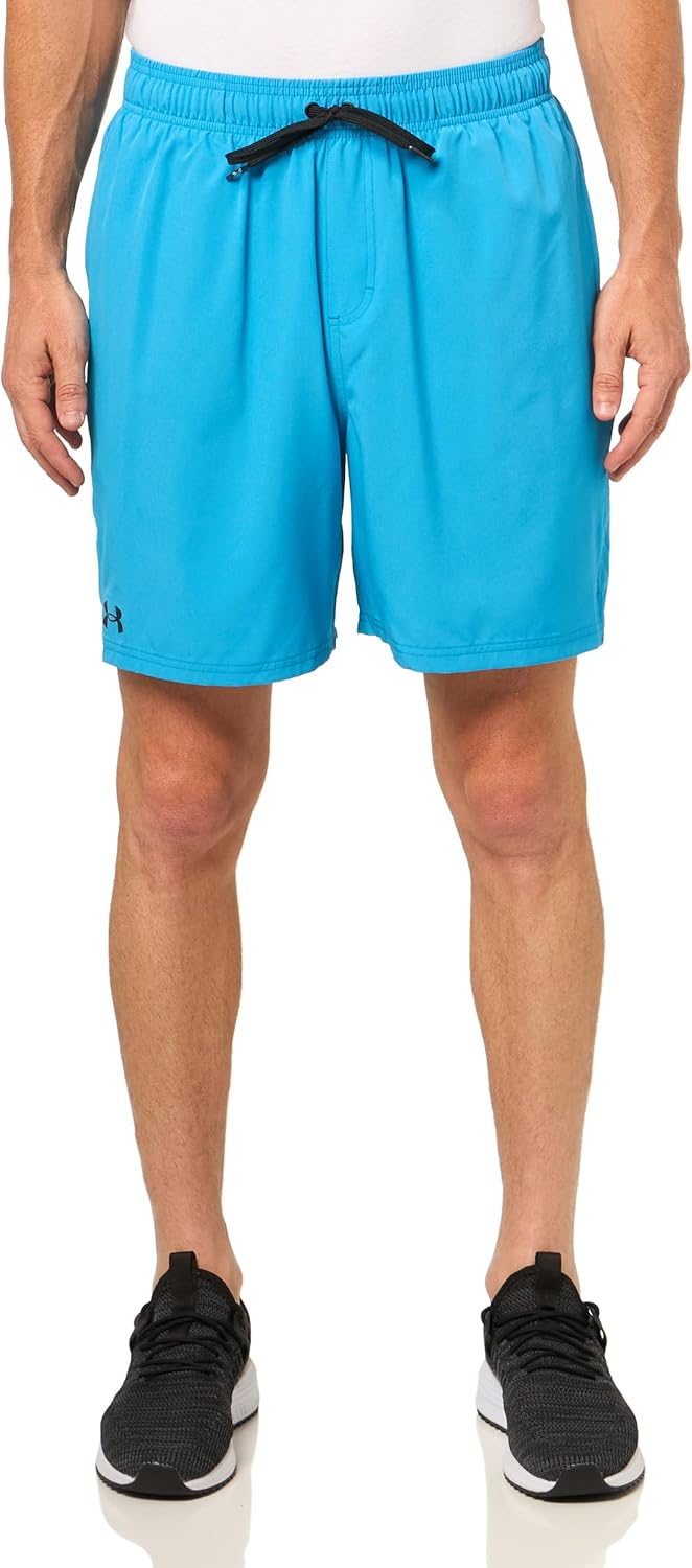 

Мужские компрессионные плавки-шорты Under Armour Mens с подкладкой, затягивающимся шнурком и эластичным поясом, Electric Blue