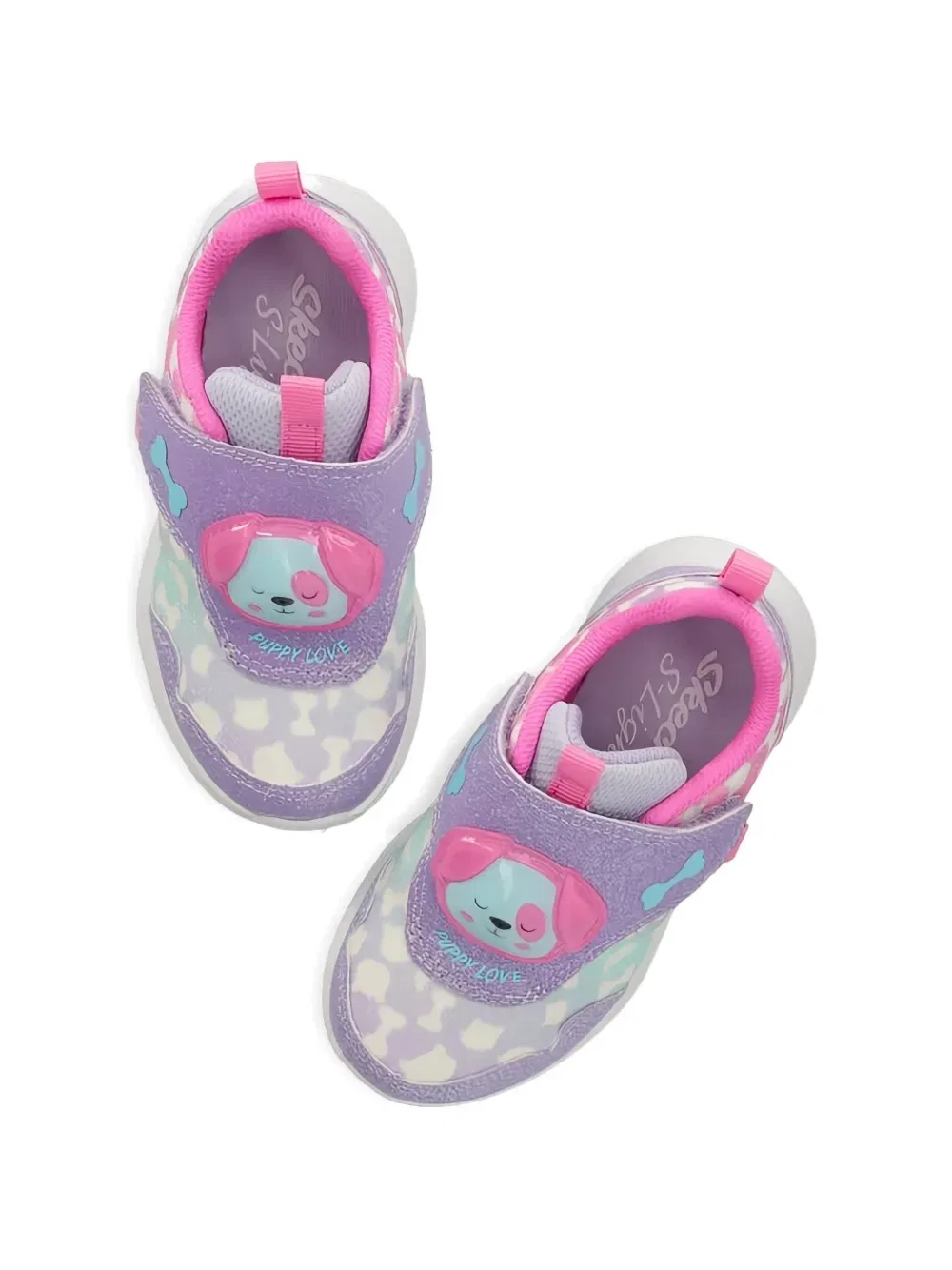 Кроссовки Glimmer Kicks sketch pets с аппликациями и блестками Skechers, фиолетовый — фото 4