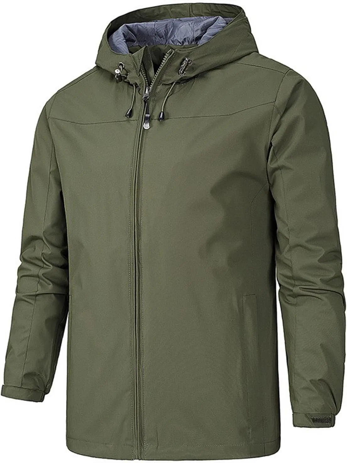 Мужская активная худи с защитой UPF 50+, быстросохнущая, Army Green