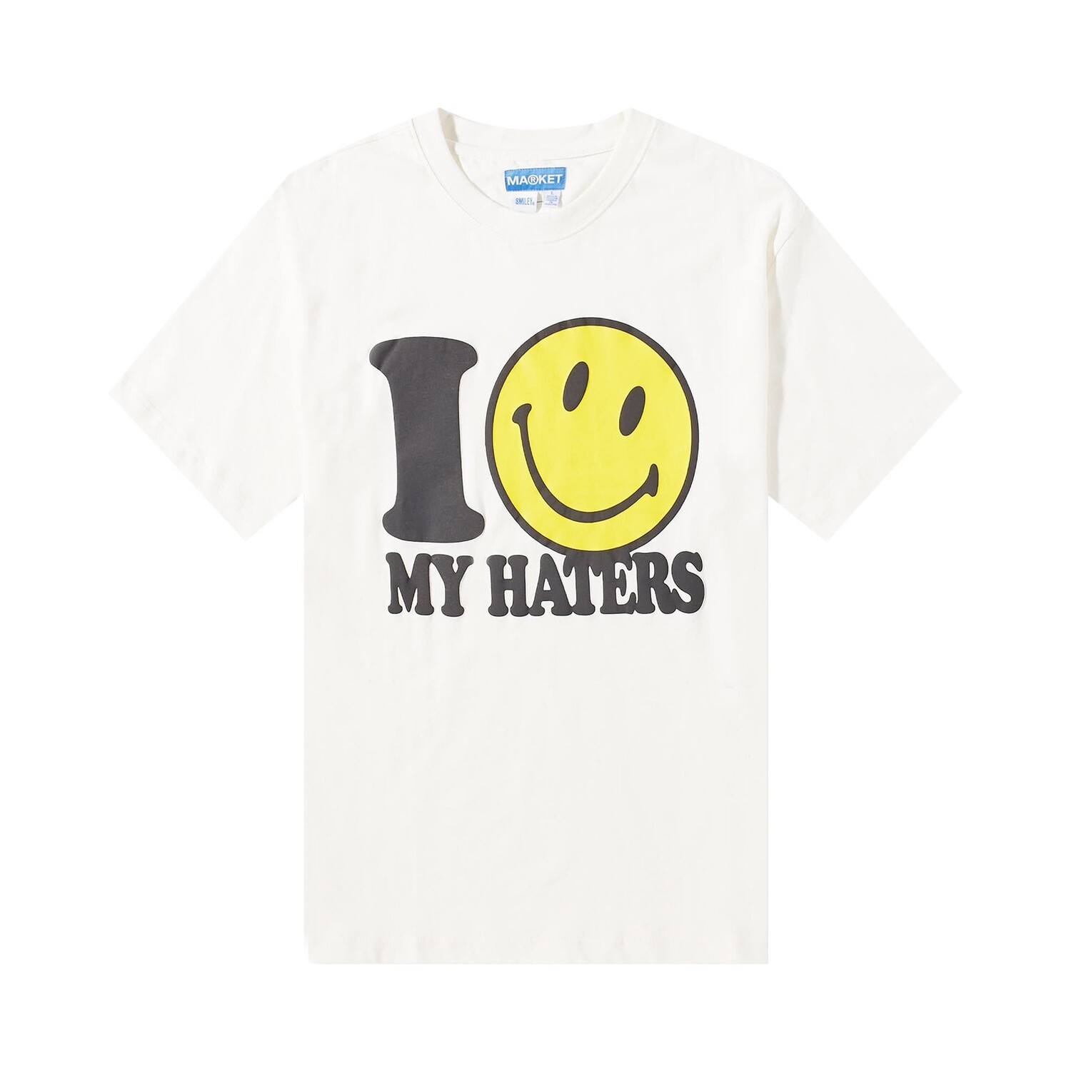 

Футболка Market Smiley Haters Пергамент