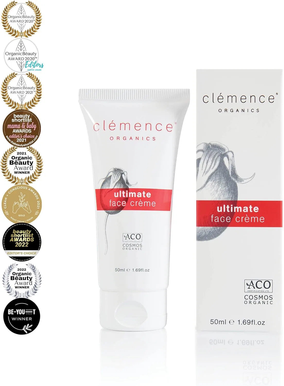 Крем для лица Clémence Organics — Дневной с розой, 50 мл — фото 3