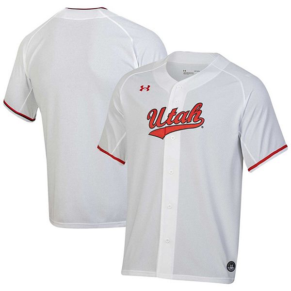 

Мужская белая бейсбольная футболка utah utes replica Under Armour