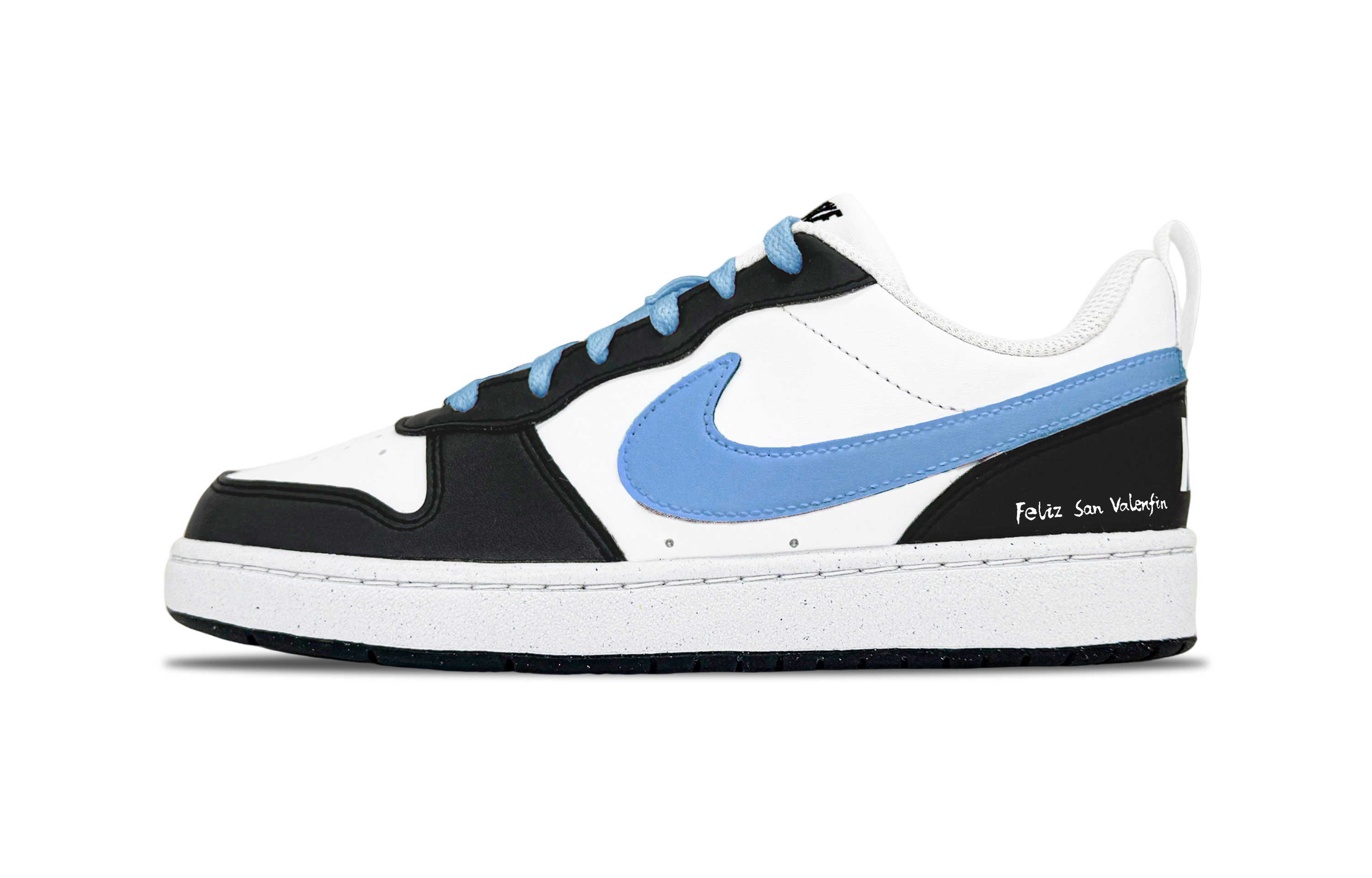 

Кроссовки для скейтбординга Court Borough LOW RECRAFT для детей и подростков Nike, синий