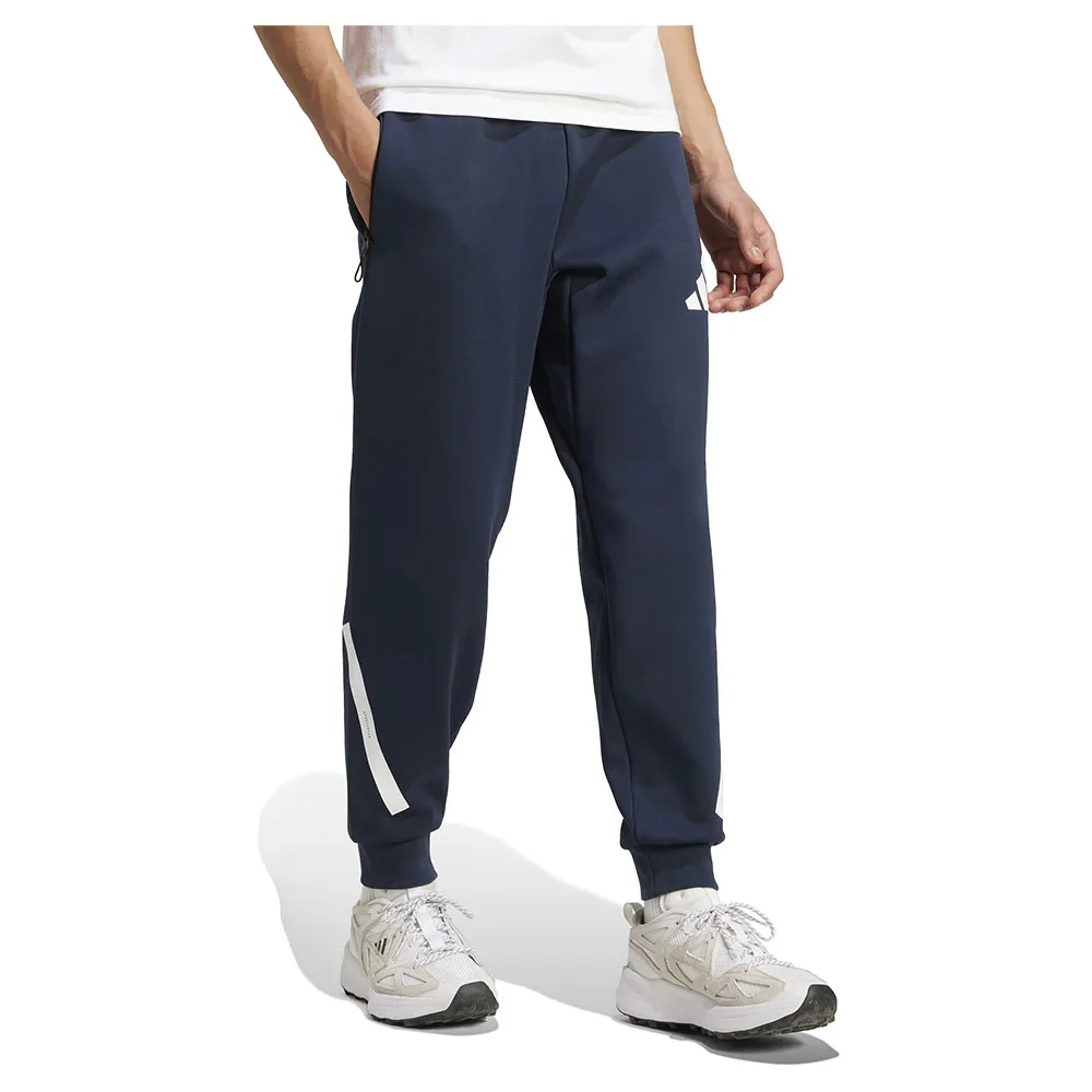 Брюки adidas ZNE, синий — фото 3