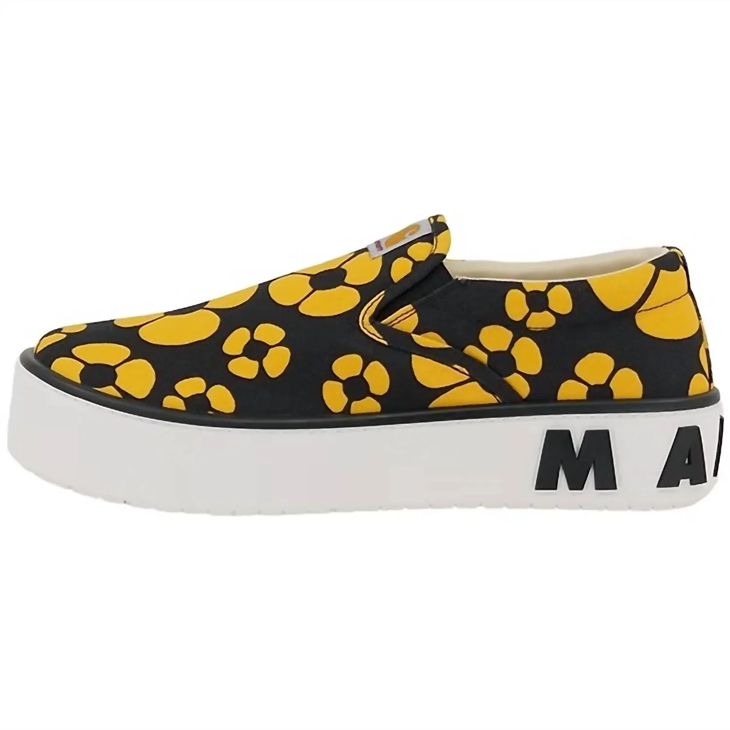 Marni X Carhartt Wip Мужские кроссовки с рисунком лапок, желтые — фото 4