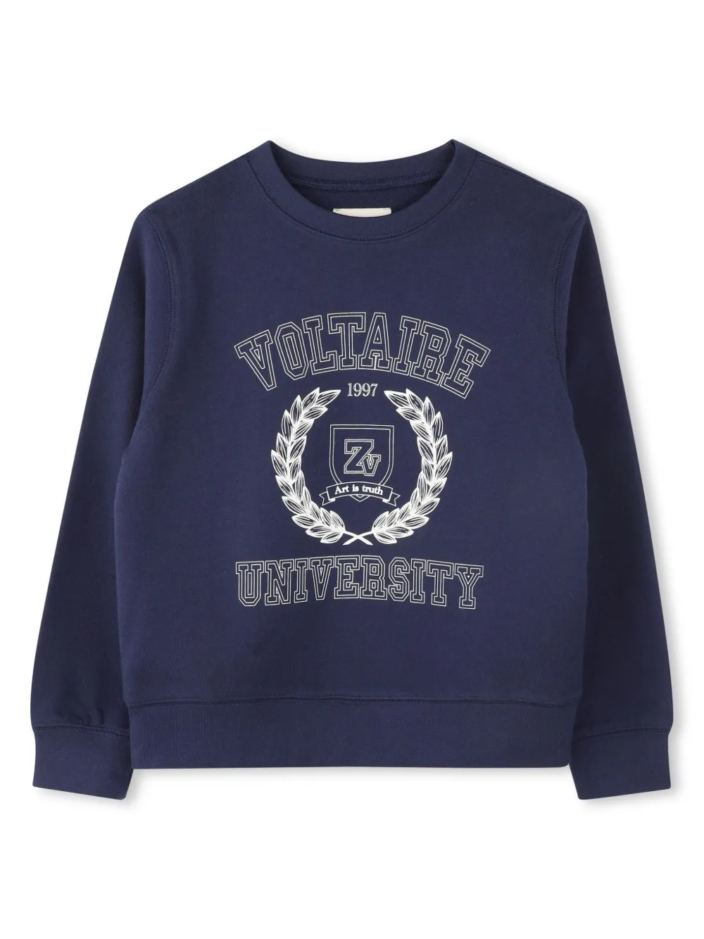 

Толстовка с логотипом Zadig & Voltaire Kids, синий