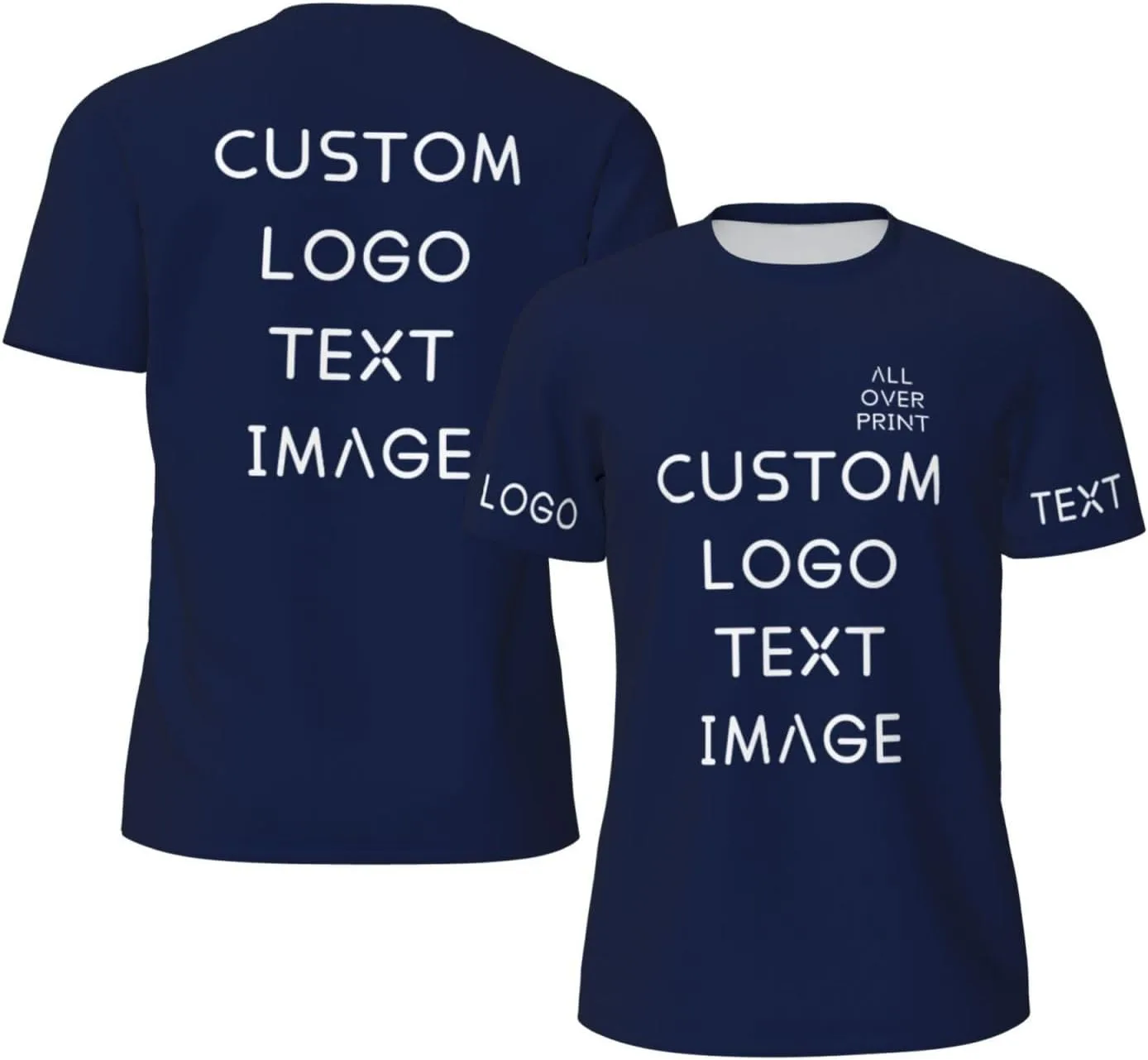 

Футболка Custom с логотипом и текстом