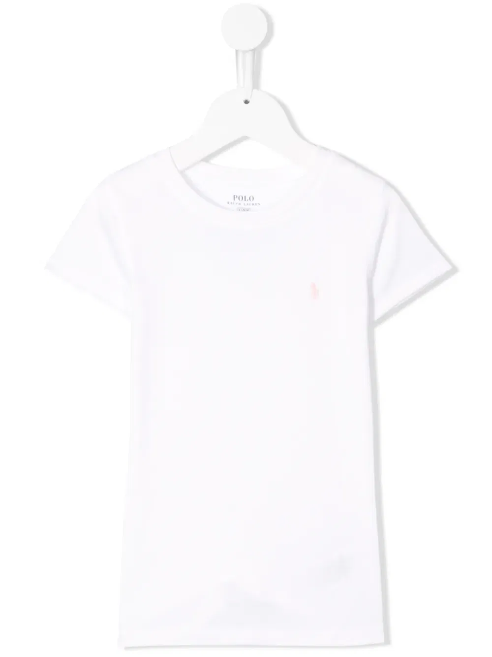 Футболка с вышитым логотипом Polo Ralph Lauren Kids, белый