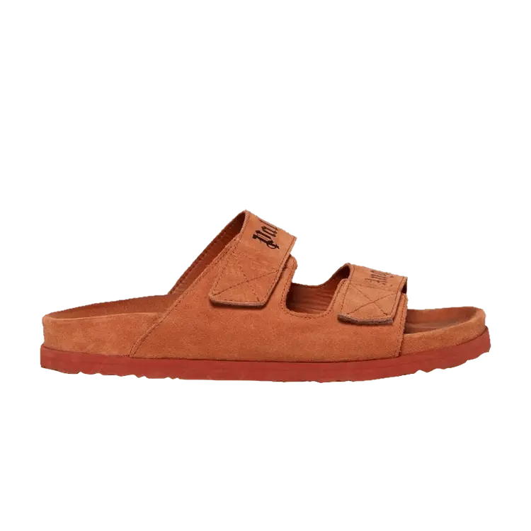 

Сандалии Palm Angels Logo Print Sandal Cognac Black, оранжевый