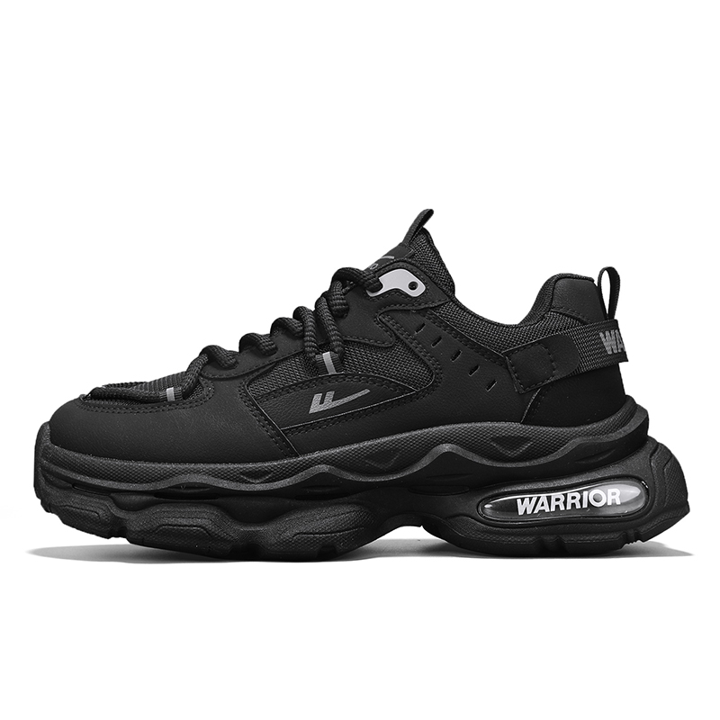 

WARRIOR Мужские низкие массивные кроссовки All Black, цвет All Black