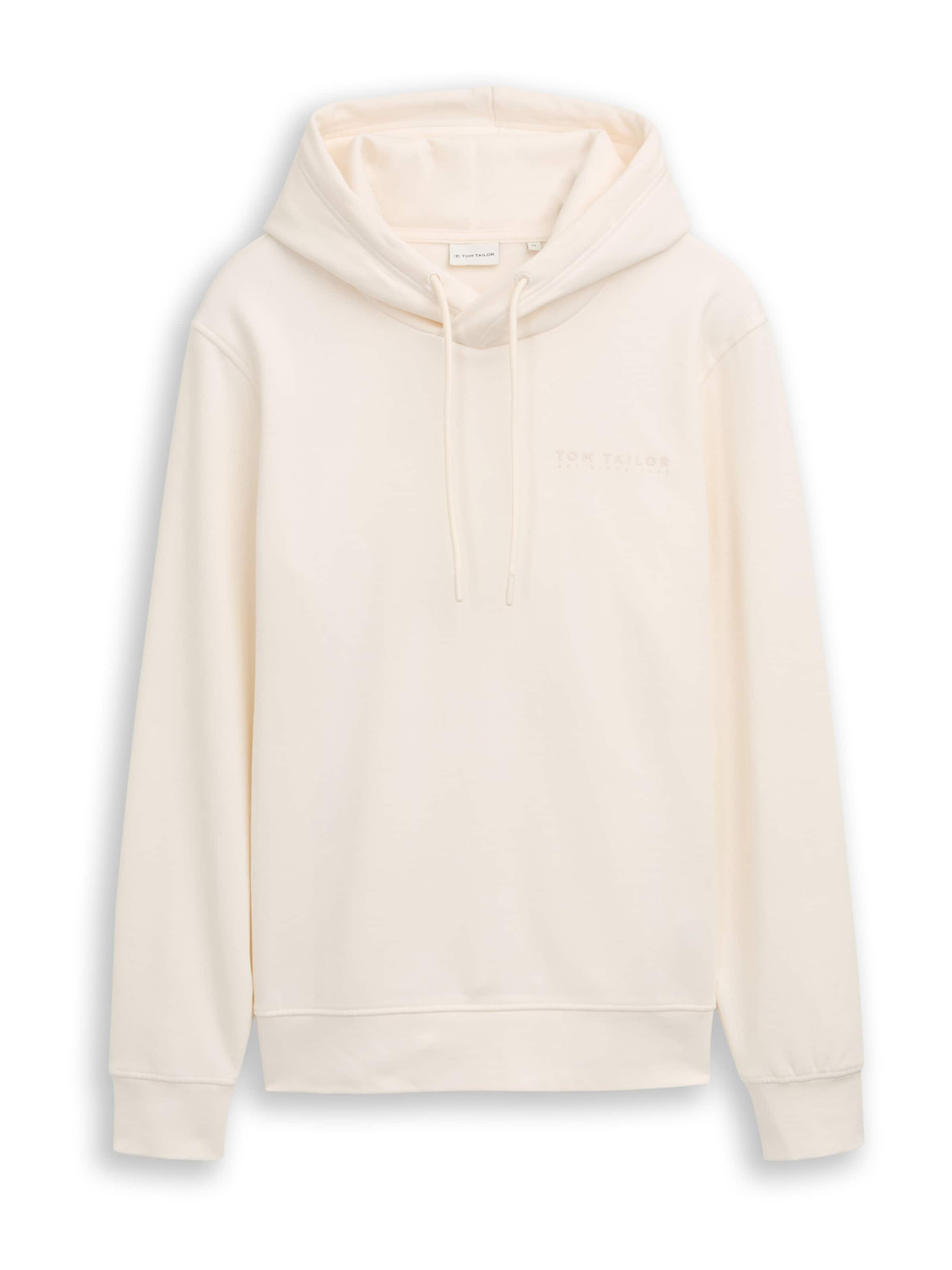 

TOM TAILOR Толстовка в белом цвете